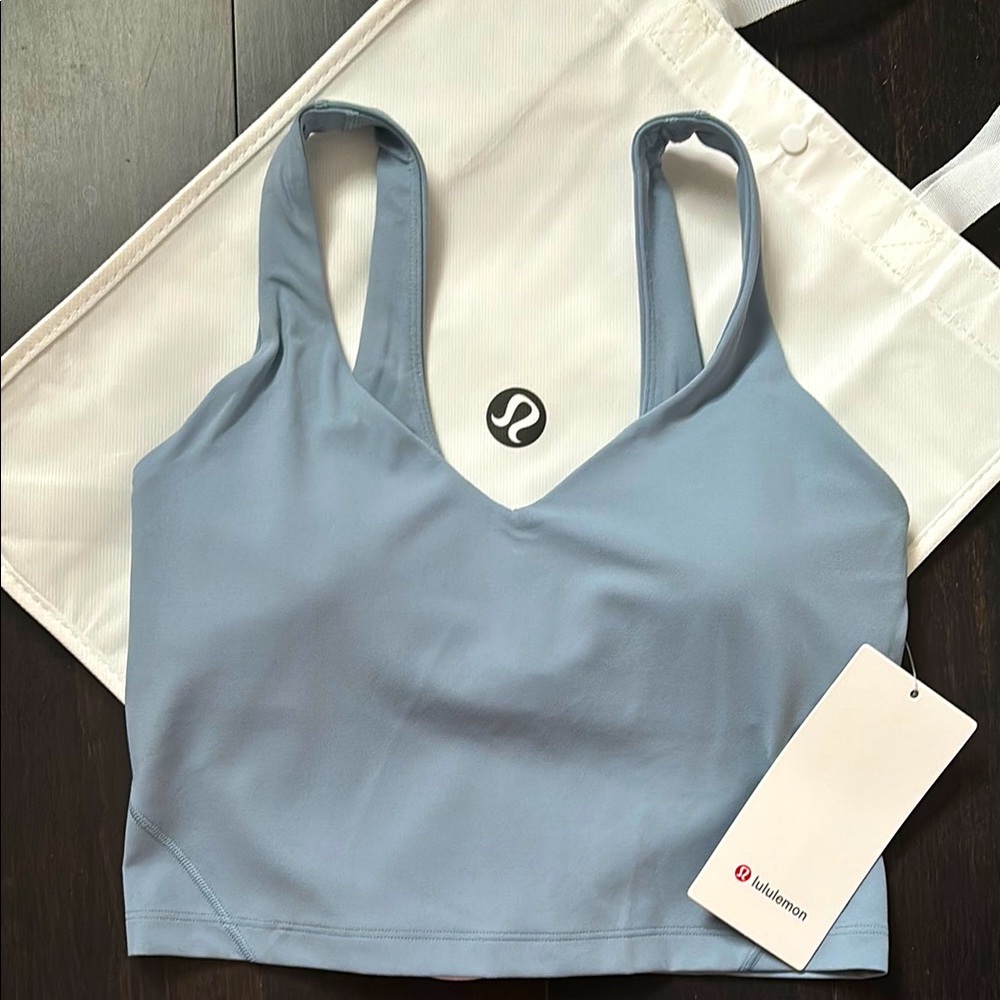 lululemon ALIGN TANK IN CONCRETE BLUE SZ 6 NWT
